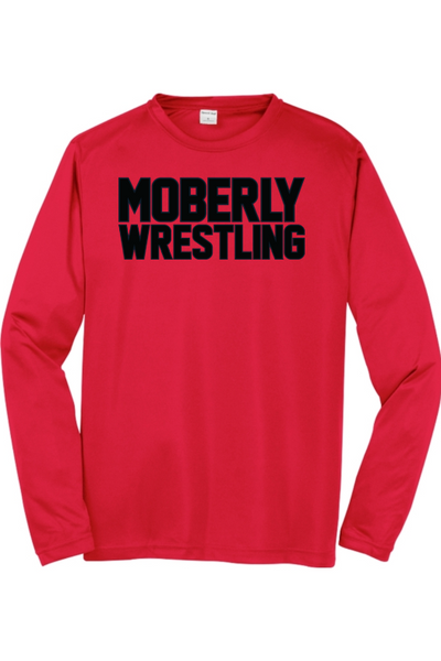 Moberly High School Sport-Tek Long Sleeve PosiCharge Competitor Tee. ST350LS