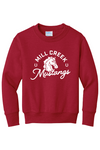 Mill Creek Elementary Port & Company - Youth Core Fleece Crewneck Sweatshirt. PC90Y