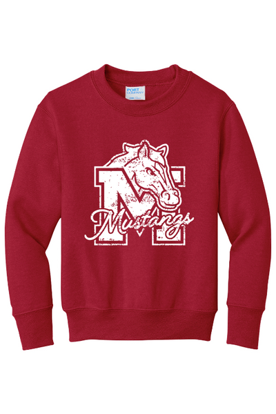 Mill Creek Elementary Port & Company - Youth Core Fleece Crewneck Sweatshirt. PC90Y