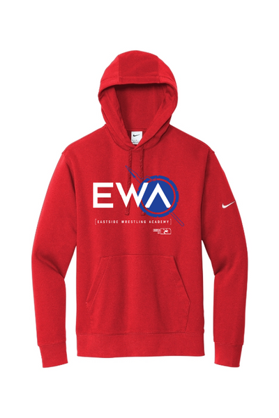 Eastside Wrestling Academy Nike Club Fleece Sleeve Swoosh Pullover Hoodie NKDR1499