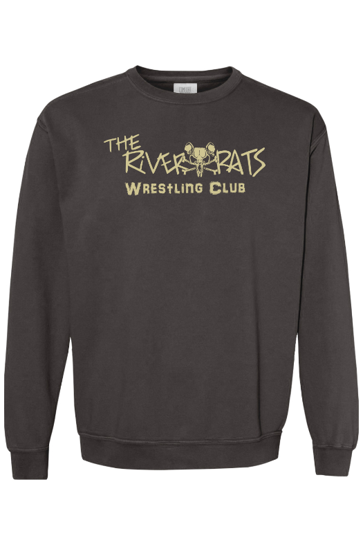 River Rats Wrestling Comfort Colors Garment-Dyed Sweatshirt