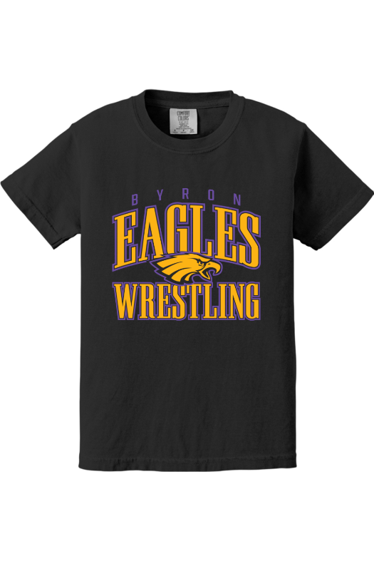 Byron Eagles Comfort Colors Garment-Dyed Youth Heavyweight T-Shirt