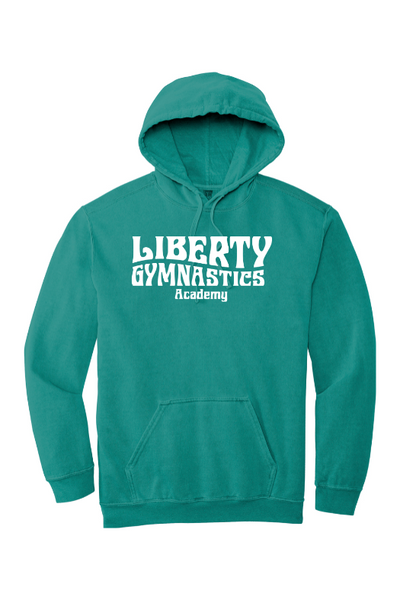 Liberty Gymnastic Academy Comfort Colors Garment-Dyed Hooded Sweatshirt