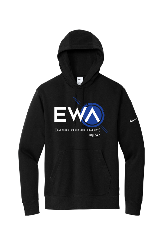 Eastside Wrestling Academy Nike Club Fleece Sleeve Swoosh Pullover Hoodie NKDR1499