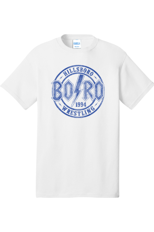 Hillsboro HS Wrestling Port & Company - Core Cotton Tee. PC54