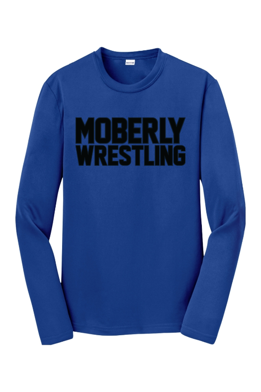 Moberly High School Sport-Tek Youth Long Sleeve PosiCharge Competitor Tee. YST350LS
