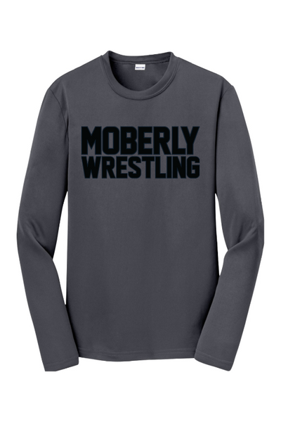 Moberly High School Sport-Tek Youth Long Sleeve PosiCharge Competitor Tee. YST350LS