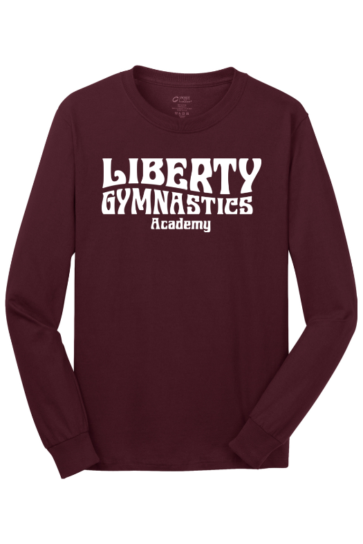 Liberty Gymnastic Academy Port & Company - Long Sleeve Core Cotton Tee. PC54LS