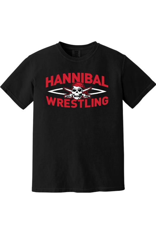 Hannibal Wrestling Comfort Colors Garment-Dyed Heavyweight T-Shirt