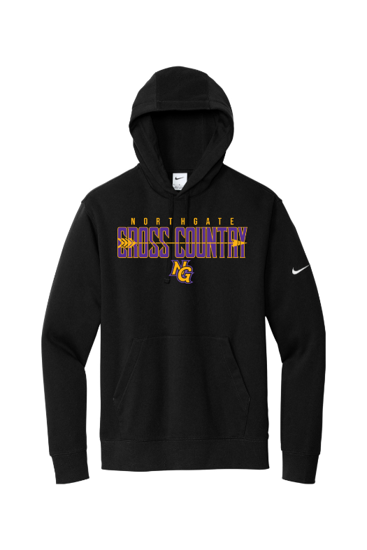 Northgate Middle School Nike Club Fleece Sleeve Swoosh Pullover Hoodie NKDR1499