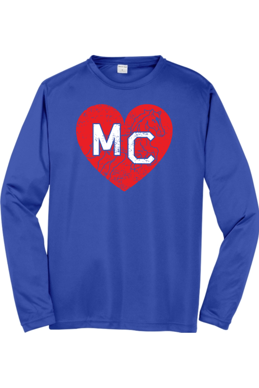 Mill Creek Elementary Sport-Tek Long Sleeve PosiCharge Competitor Tee. ST350LS