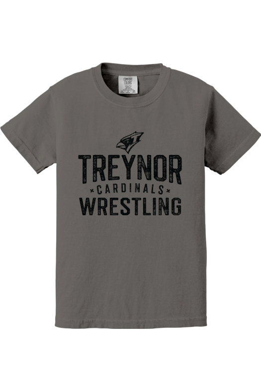 Treynor Wrestling Comfort Colors Garment-Dyed Youth Heavyweight T-Shirt