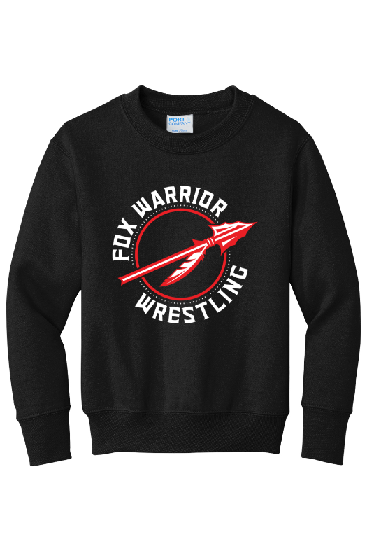 Fox High School Port & Company - Youth Core Fleece Crewneck Sweatshirt. PC90Y