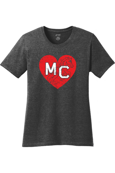 Mill Creek Elementary Port & Company Women's Core Cotton Tee. LPC54