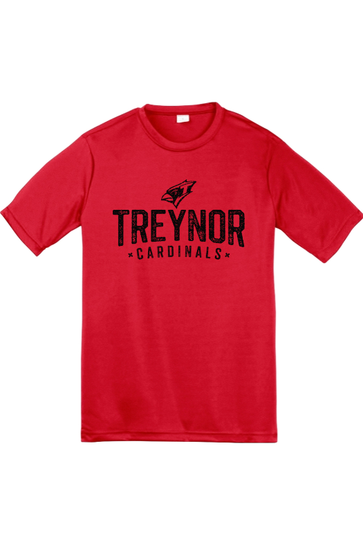 Treynor Wrestling Sport-Tek Youth PosiCharge Competitor Tee. YST350