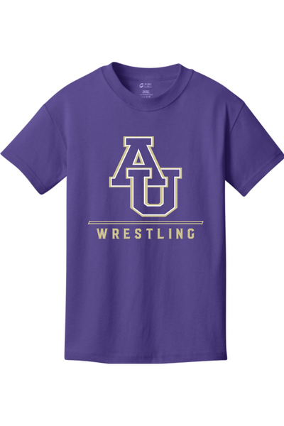 Avila Men's Wrestling Port & Company - Youth Core Cotton Tee. PC54Y