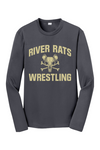 River Rats Wrestling Sport-Tek Youth Long Sleeve PosiCharge Competitor Tee. YST350LS