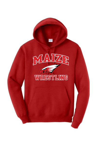 Maize Football Gildan Heavy Blend Hooded Sweatshirt - 18500