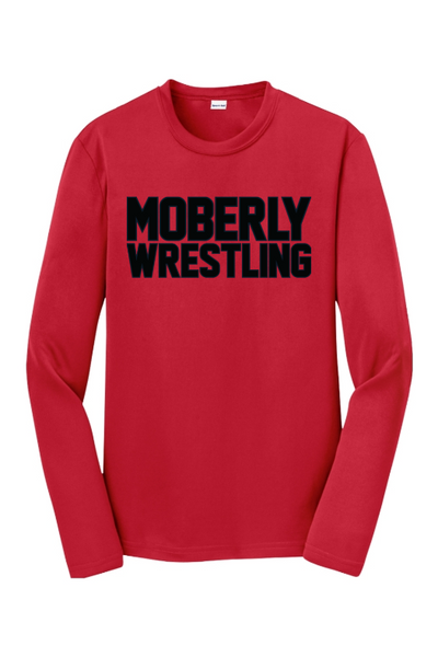 Moberly High School Sport-Tek Youth Long Sleeve PosiCharge Competitor Tee. YST350LS