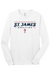 St. James Wrestling 2 Port & Company - Long Sleeve Core Cotton Tee. PC54LS