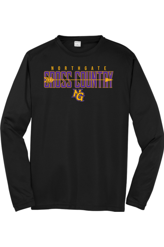 Northgate Middle School Sport-Tek Long Sleeve PosiCharge Competitor Tee. ST350LS