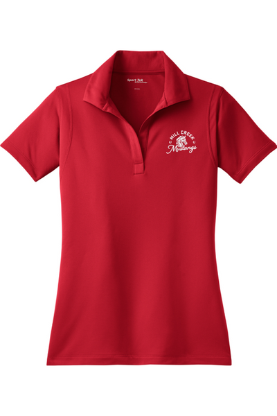 Mill Creek Elementary Sport-Tek Women&#39;s Micropique Sport-Wick Polo. LST650 (emb)