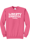 Liberty Gymnastic Academy Port & Company - Core Fleece Crewneck Sweatshirt. PC78