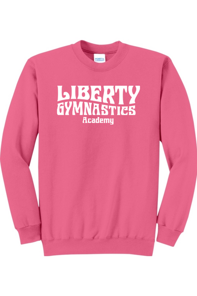 Liberty Gymnastic Academy Port & Company - Core Fleece Crewneck Sweatshirt. PC78