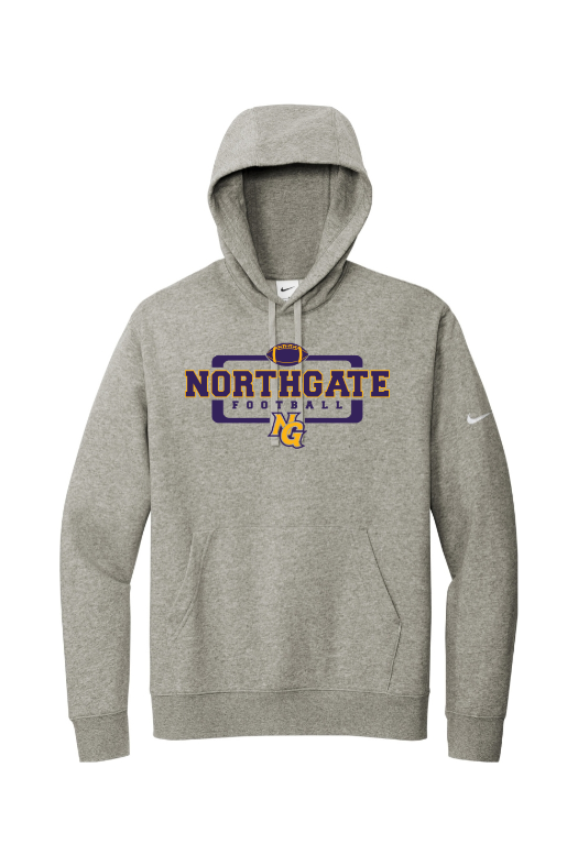 Northgate Middle School Nike Club Fleece Sleeve Swoosh Pullover Hoodie NKDR1499