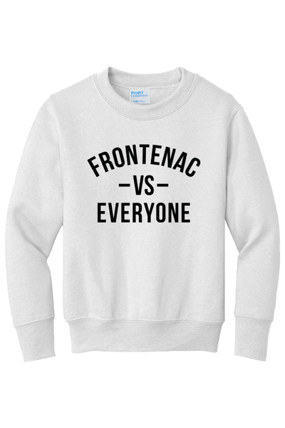 Frontenac HS Wrestling Port & Company - Youth Core Fleece Crewneck Sweatshirt. PC90Y