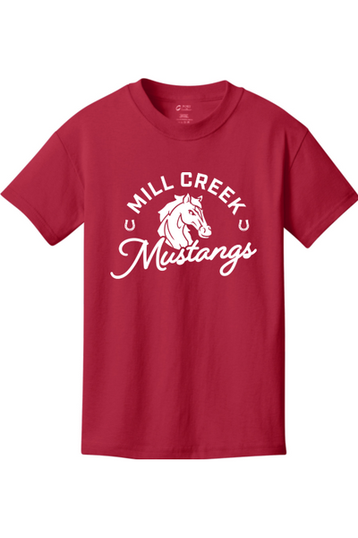 Mill Creek Elementary Port & Company - Youth Core Cotton Tee. PC54Y