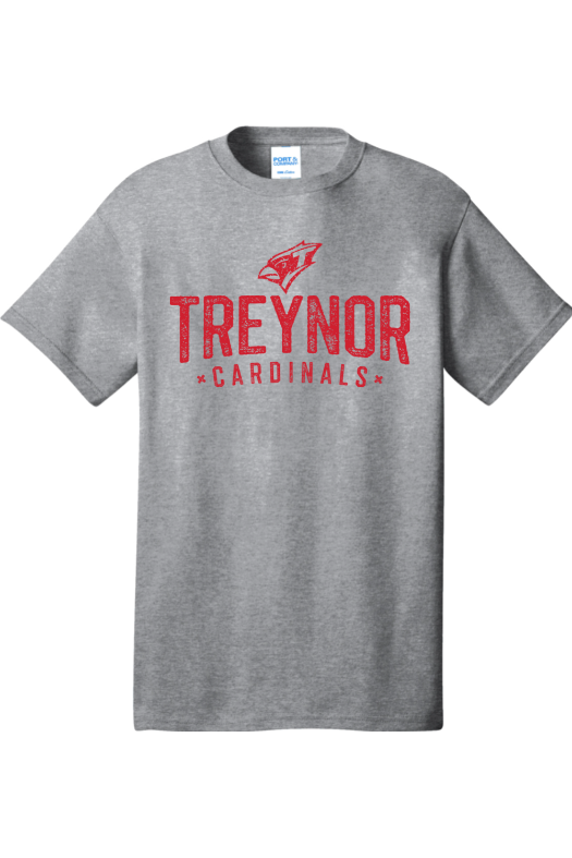 Treynor Wrestling Port & Company - Core Cotton Tee. PC54