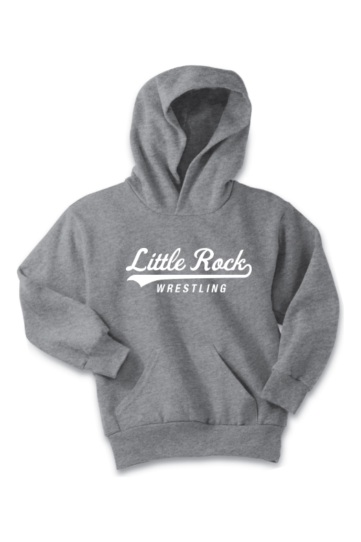 University of Arkansas at Little Rock - Wrestling Port & Company - Youth Core Fleece Pullover Hooded Sweatshirt. PC90YH