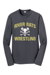 River Rats Wrestling Sport-Tek Youth Long Sleeve PosiCharge Competitor Tee. YST350LS
