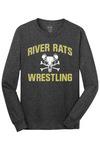 River Rats Wrestling Port & Company - Long Sleeve Core Cotton Tee. PC54LS