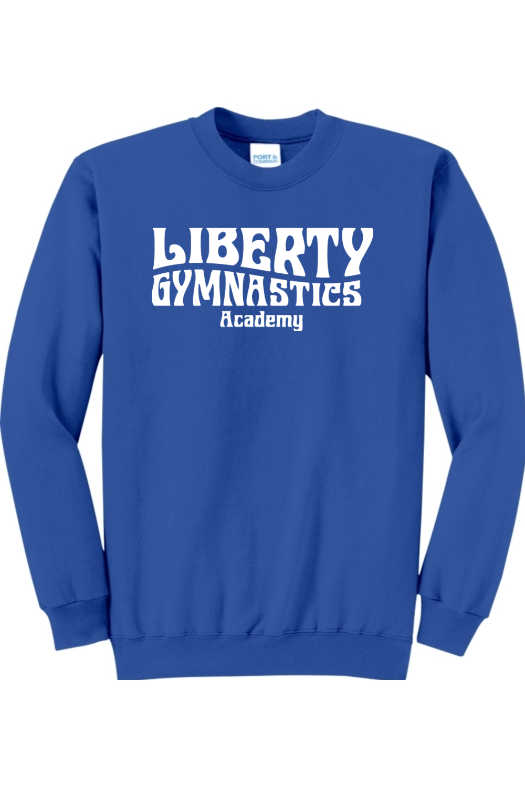 Liberty Gymnastic Academy Port & Company - Core Fleece Crewneck Sweatshirt. PC78