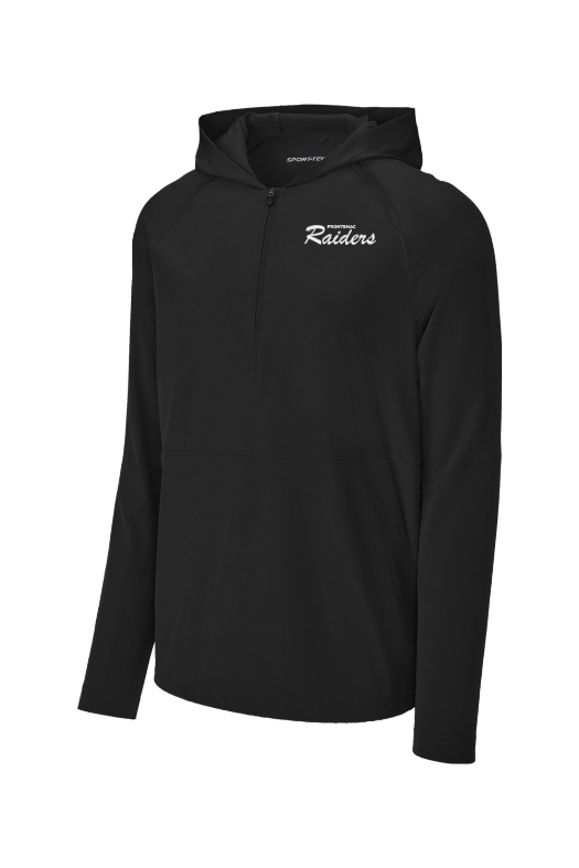 Frontenac HS Wrestling Sport-Tek Repeat 1/2-Zip Long Sleeve Hooded Jacket - JST488 (emb)