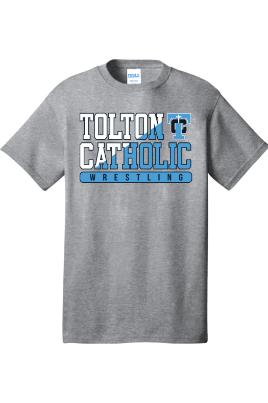 Father Tolton Catholic - Wrestling Port & Company - Core Cotton Tee. PC54