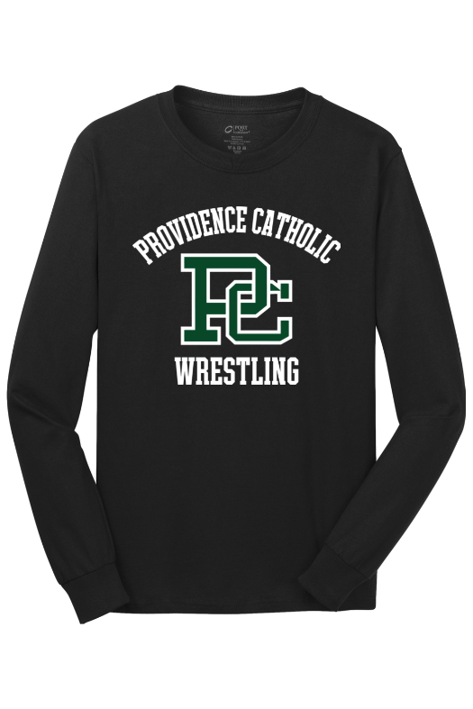 Providence Catholic Port & Company - Long Sleeve Core Cotton Tee. PC54LS