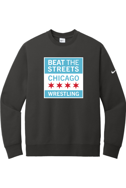 Beat the Streets - Chicago Nike Club Fleece Sleeve Swoosh Crew NKFD9863