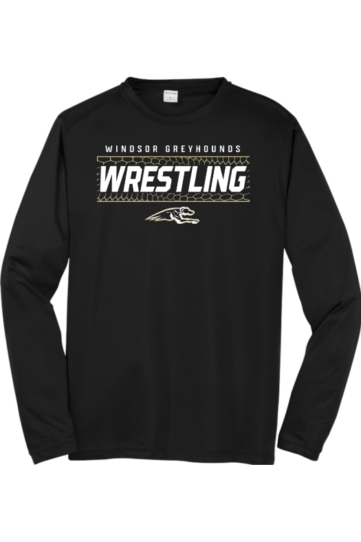 Windsor High School Sport-Tek Long Sleeve PosiCharge Competitor Tee. ST350LS