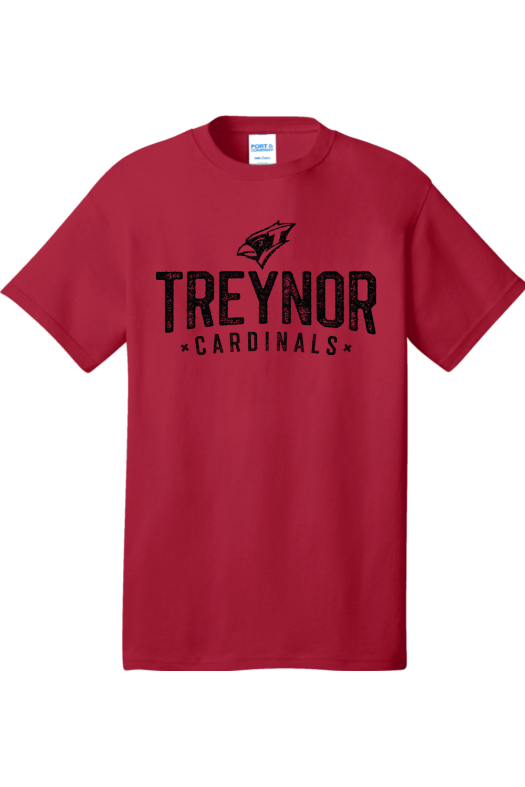 Treynor Wrestling Port & Company - Core Cotton Tee. PC54