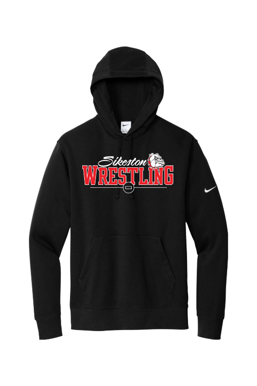 Sikeston High School Nike Club Fleece Sleeve Swoosh Pullover Hoodie NKDR1499