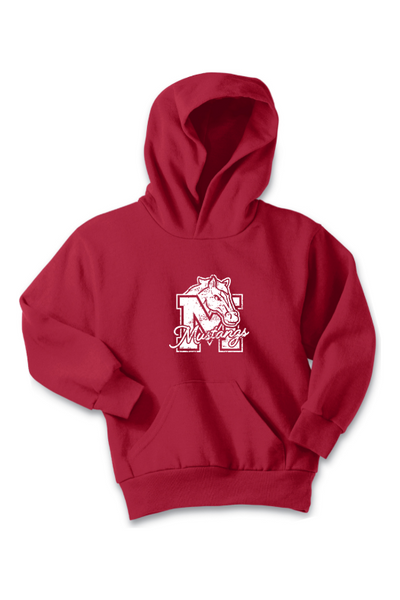 Mill Creek Elementary Port & Company - Youth Core Fleece Pullover Hooded Sweatshirt. PC90YH