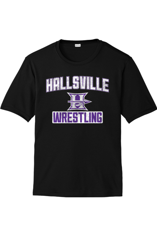 Hallsville Wrestling Sport-Tek PosiCharge Competitor Tee. ST350