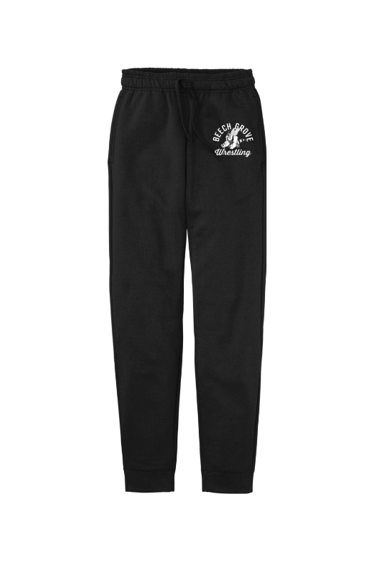 Beech Grove Wrestling Port & Company Core Fleece Jogger. PC78J