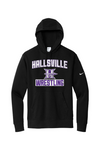 Hallsville Wrestling Nike Club Fleece Sleeve Swoosh Pullover Hoodie NKDR1499