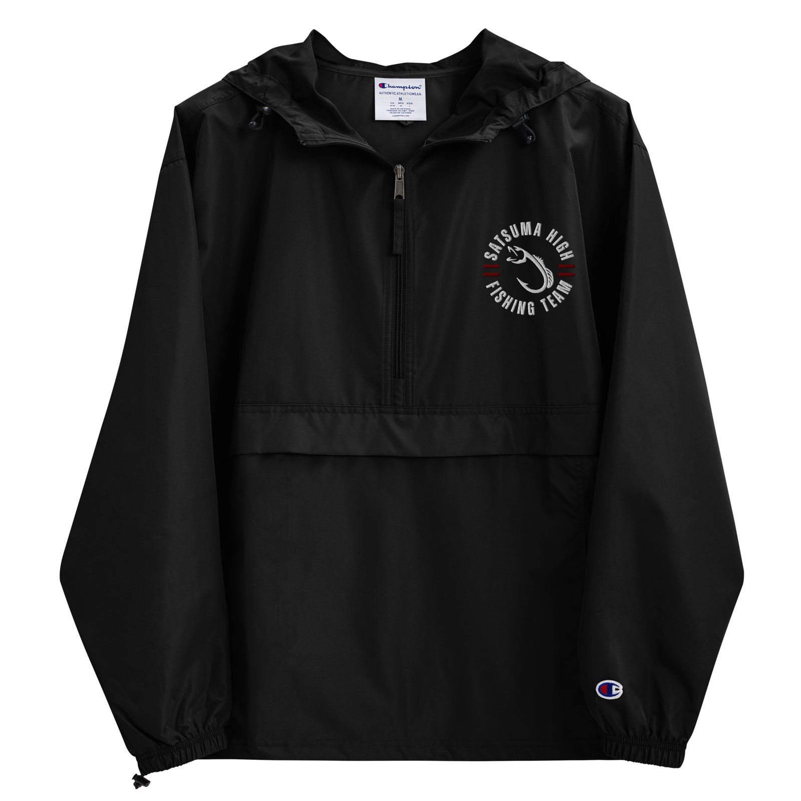 Satsuma Fishing Team  Embroidered Champion Packable Jacket