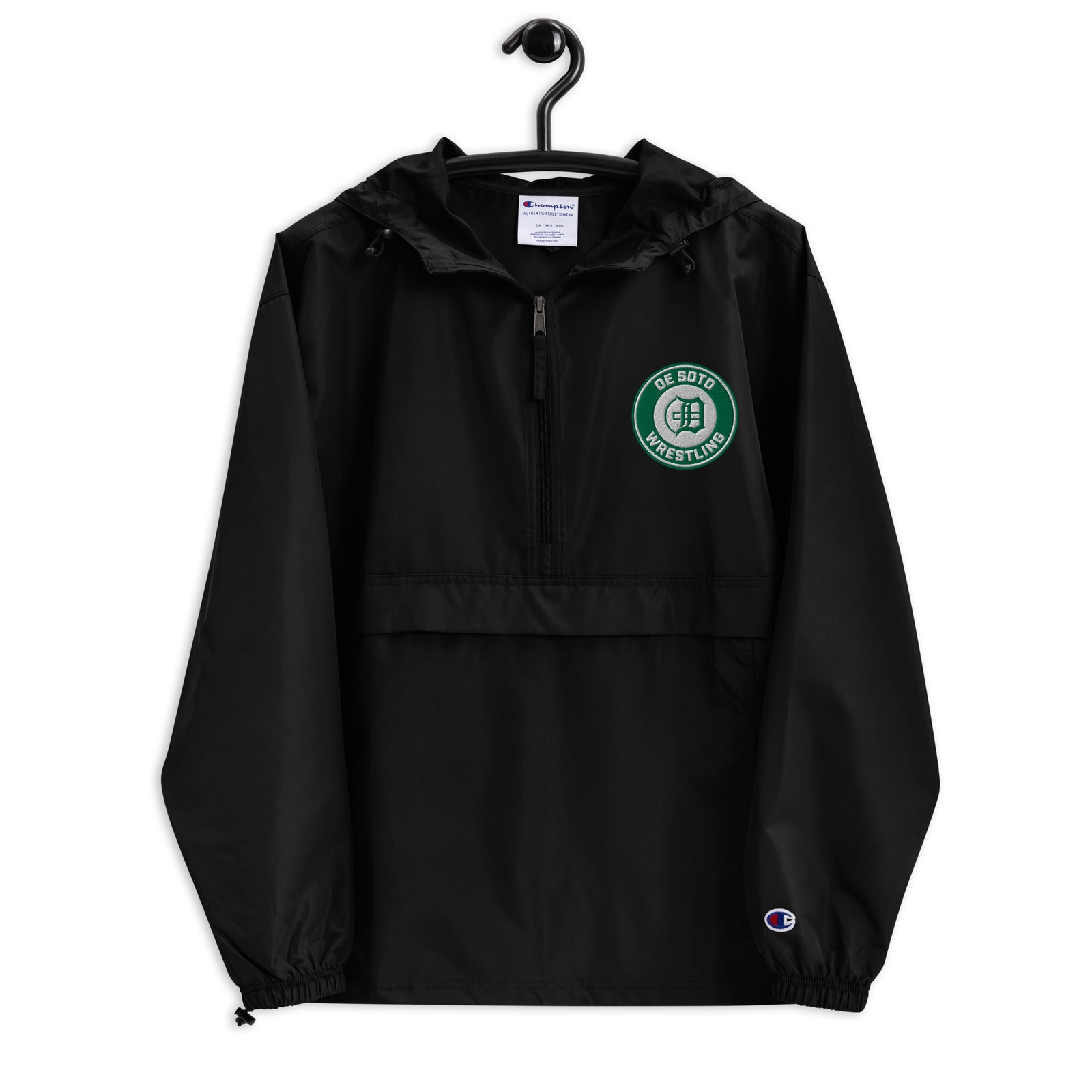 De Soto High School Wrestling Embroidered Champion Packable Jacket