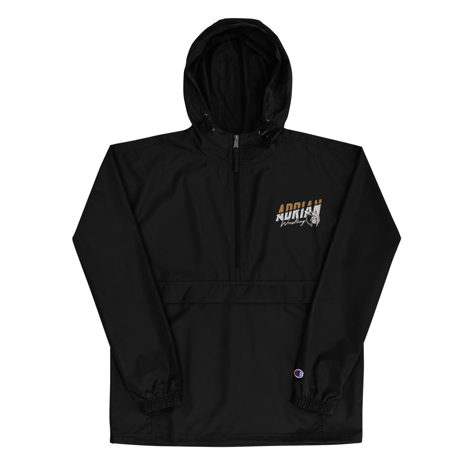 Adrian Wrestling  Embroidered Champion Packable Jacket